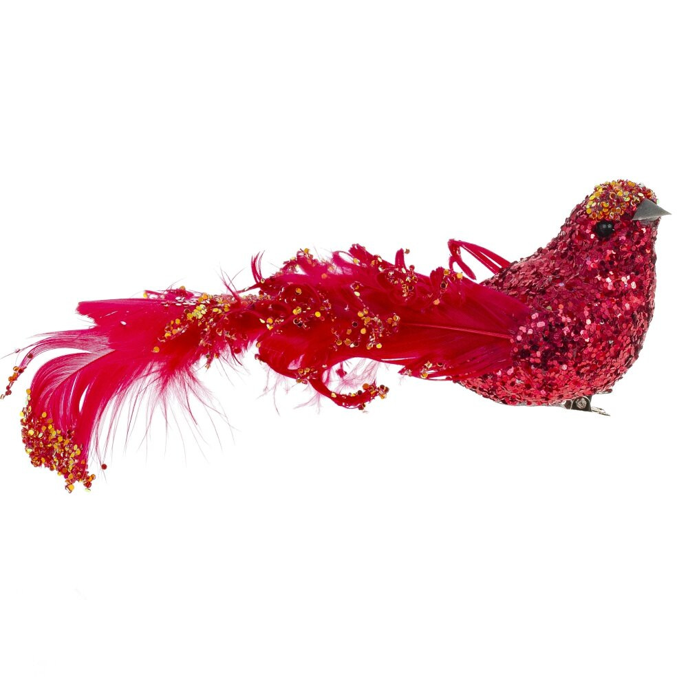 Изделие декоративное "Птичка", L15 W4 H5,5 см, 2в.