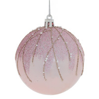 Украшение новогоднее "Шар", набор из 12-ти шт, D 8 см, L35 W27 H9 см