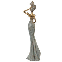 Фигурка декоративная "Девушка", L9 W8 H36 см