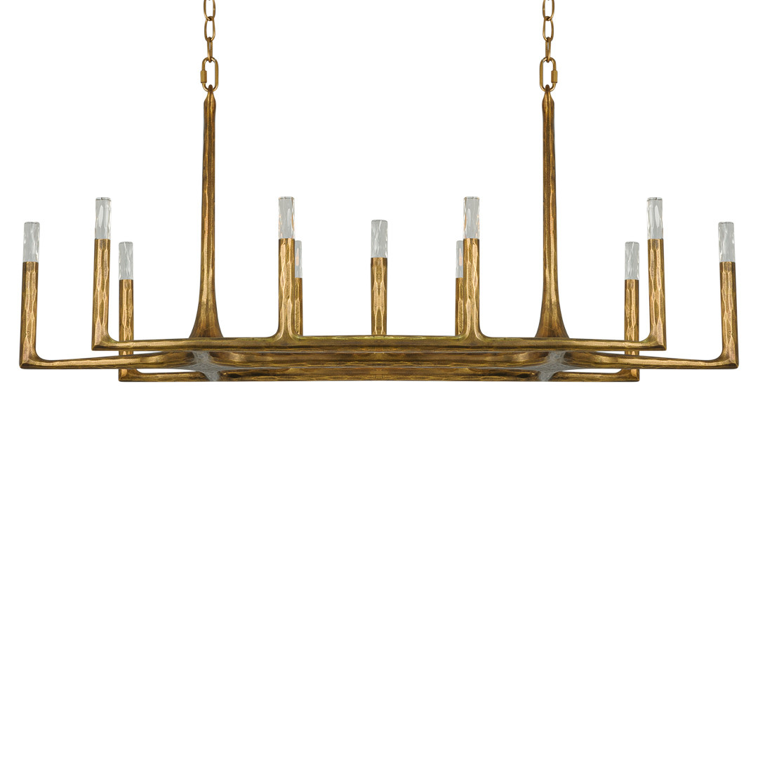 Люстра латунная "Замок"