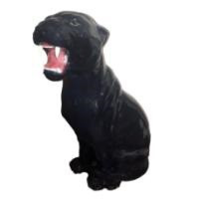 Декоративная садовая фигурка "Чернаяя пантера"          