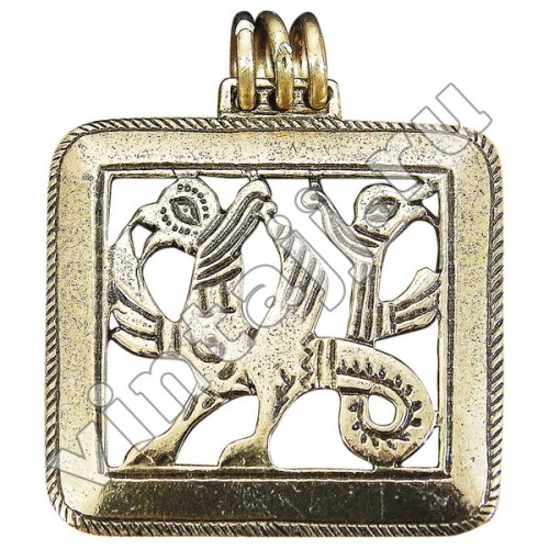 Подвеска "Крылатый двухголовый грифон"