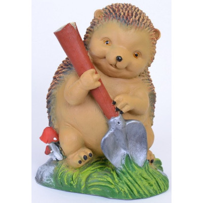 Садовая фигура "Трудолюбивый ежик"