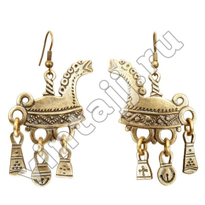 Серьги "Быстрая лошадь"