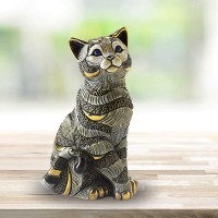 Статуэтка Полосатая Голубая Кошка Wild Life Collection