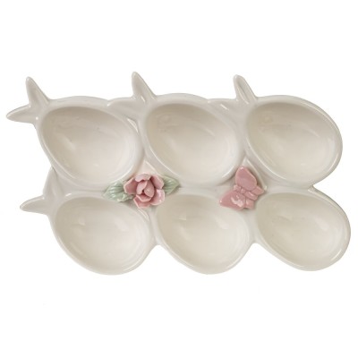 Подставка для 6-ти яиц, L20 W12 H3,5 см Подставка для 6-ти яиц, L20 W12 H3,5 см