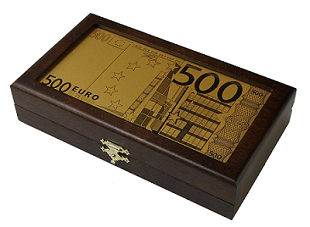 Шкатулка для денег "Евро" Шкатулка для денег "Евро"