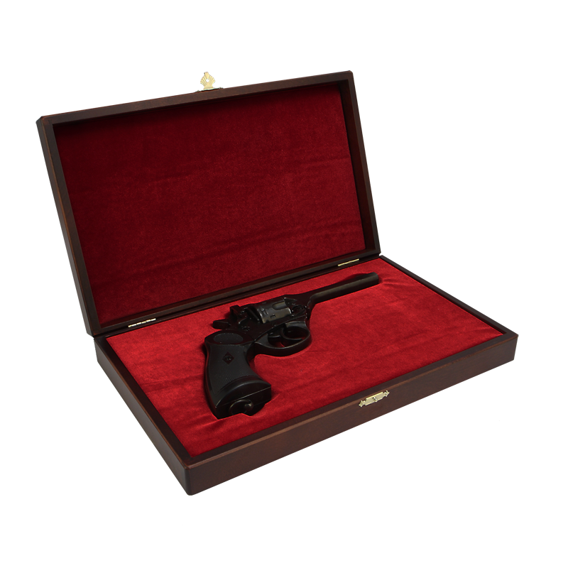 Пистолет Наган в подарочном футляре (сборный комплект)