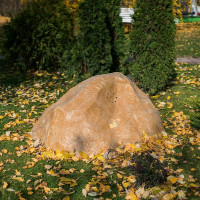 Декоративная крышка для люка септика "Песчаный камень"      