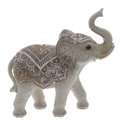 Фигурка декоративная "Слон в попоне", L16 W6,5 H16,5 см