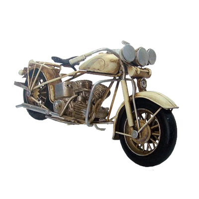 Модель мотоцикла Harley Davidson белый