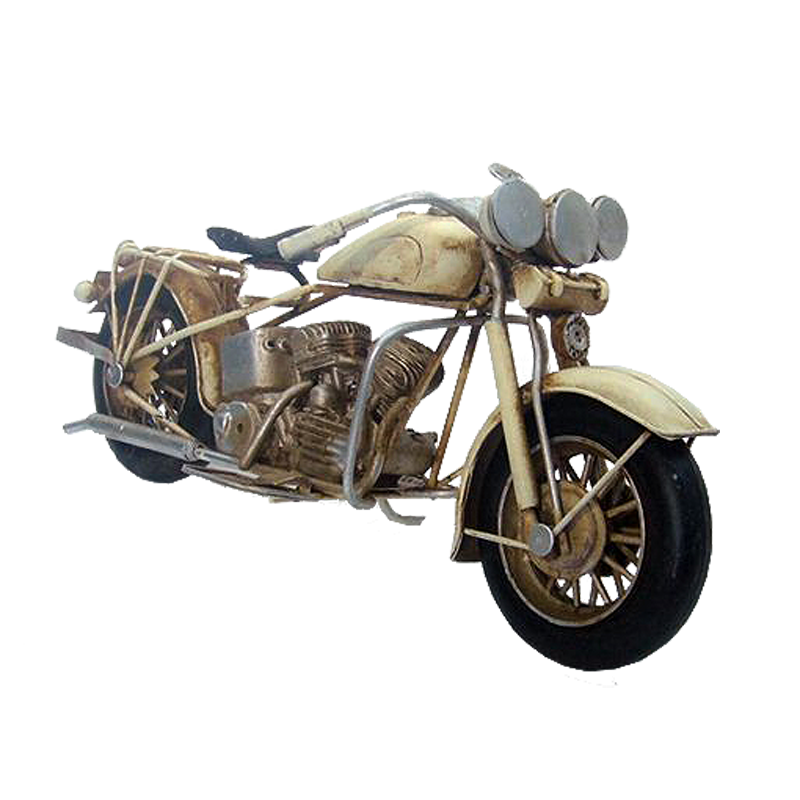 Модель мотоцикла Harley Davidson белый