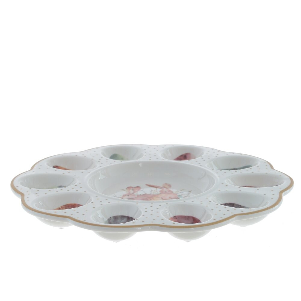 Тарелка для 10-ти яиц, L25,5 W25,5 H2,5 см