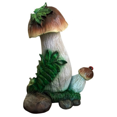 Декоративная фигурка "Грибочки в листочках"