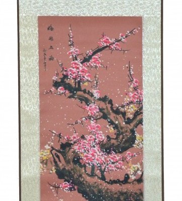 Настенное панно-свиток "Сакура" Настенное панно-свиток "Сакура"