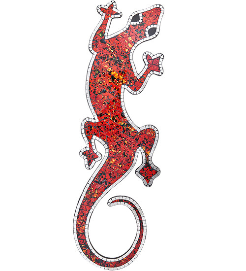 38-009-03 Панно "Геккон" бол. (мозаика, о.Бали)