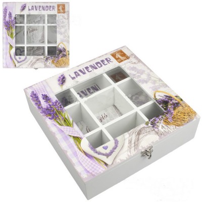 Шкатулка для чая "Лаванда"     