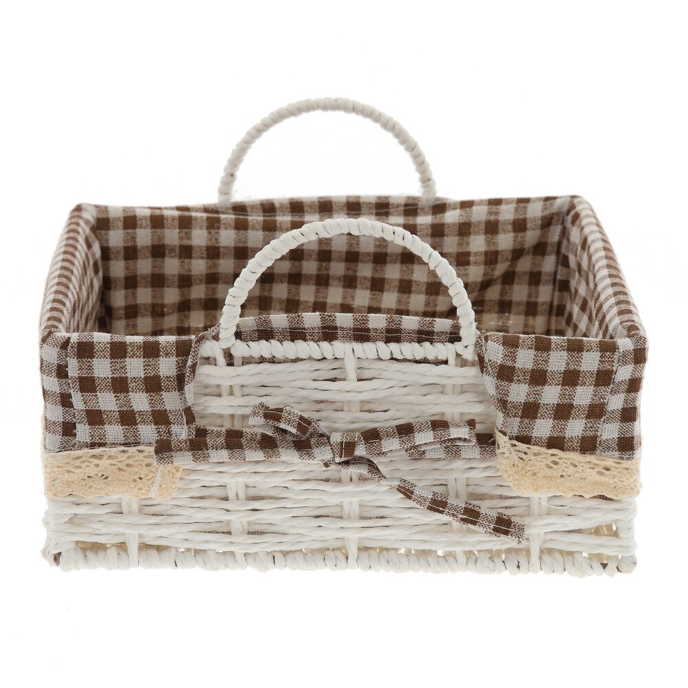 Корзина, L25 W25 H15/10 см