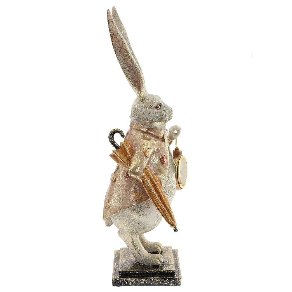 Фигурка декоративная "Кролик" с часами (LR44x1), L15 W12 H37,5 см