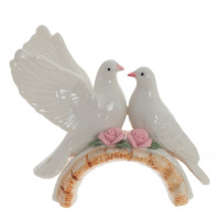 Фигурка декоративная "Голуби", L12 W7 H11 см