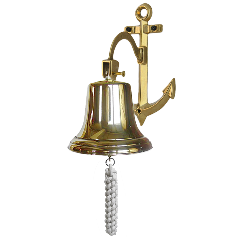 Рында-булинь на кронштейне Якорь диаметр 18 см