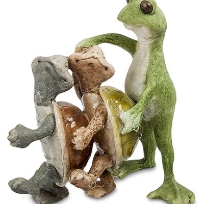 Фигурка "Лягушка и черепашки"