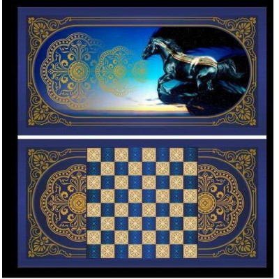 Нарды в деревянной коробке Лошадь