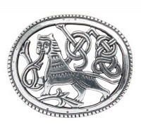 Брошь "Бесстрашный лев"