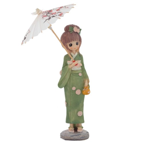 Фигурка декоративная "Гейша с зонтиком"в ассортименте