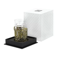 Набор для чая латунный "Герб" с чернением