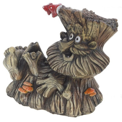 Декоративная садовая фигурка "Пенек-лесовичок"