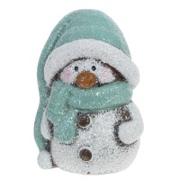 Фигурка декоративная "Снеговик" / "Пингвин"  (блок 24шт), 6в., L3,5 W3 H6,5 см, 6в.