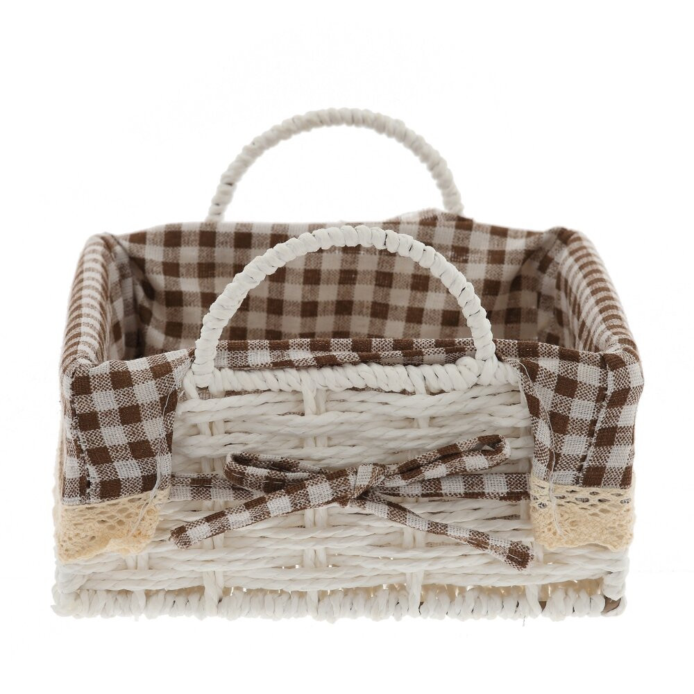 Корзина, L20 W20 H14/9 см