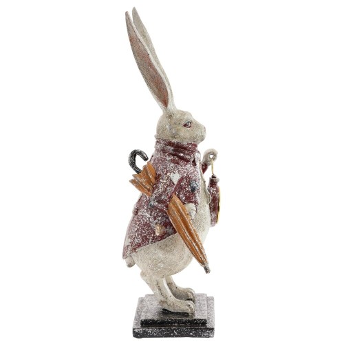 Фигурка декоративная "Кролик" с часами (LR44x1), L15 W12 H37,5 см,