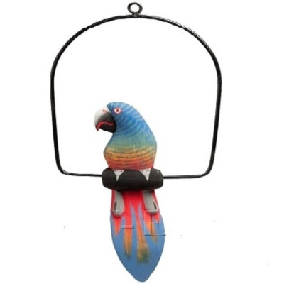 Статуэтка "Попугай на отдыхе"