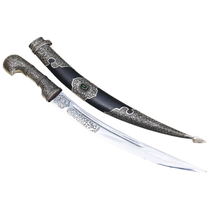 Ятаган "Янычар" с камнем