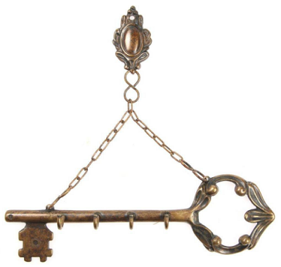 Настенная вешалка для ключей "Ключ"