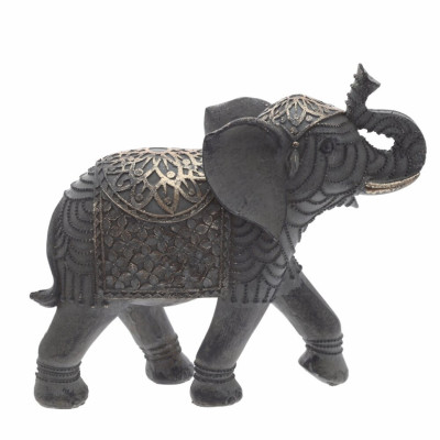 Фигурка декоративная "Слон в цветах", L21 W9 H19 см