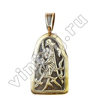 Подвеска "Птица с переплетенным хвостом"