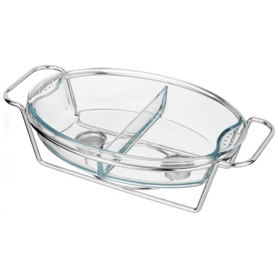 МАРМИТ AGNESS ОВАЛЬНЫЙ 2 ОТСЕКА SILVER 2,6L