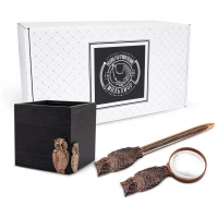 Набор канцелярский "Сова" медный с чернениенм 3 предмета