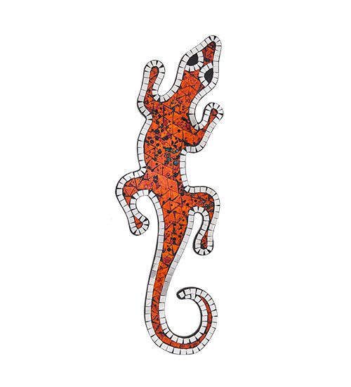 38-011-04 Панно "Геккон" мал. (мозаика, о.Бали)