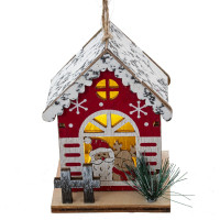 Изделие декоративное с подсветкой "Домик", L7,5 W7 H9,5 см, 3в., (LR54 3 шт.)