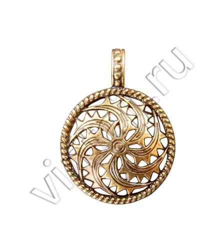 Подвеска-оберег "Солнцеворот левосторонний"