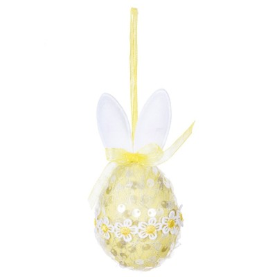 Набор из 3-х Изделий декоративных подвесных "Яйцо", L6 W6 H11 см