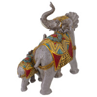 Фигурка декоративная "Слоны", L19 W10 H19,5 см