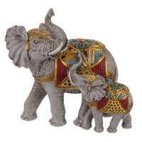 Фигурка декоративная "Слоны", L19 W10 H19,5 см