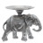 Фигурка декоративная c подносом "Серебрянный слон", L22 W16,5 H19 см