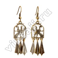 Серьги "Райская птица"