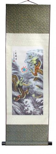 Настенное панно-свиток "Драконы" Настенное панно-свиток "Драконы"